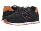 New Balance Classics Ml574v2 (black/brown Sugar) Men's Shoes
