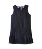 Nautica Kids Poly Jumper With Waist Tabs (little Kids) (su Navy) Girl's Jumpsuit & Rompers One Piece