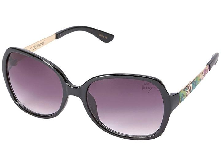 Betsey Johnson Bj863136 (black) Fashion Sunglasses