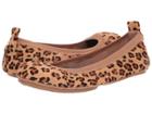 Yosi Samra Samara (tan Leopard Haircalf) Women's Flat Shoes