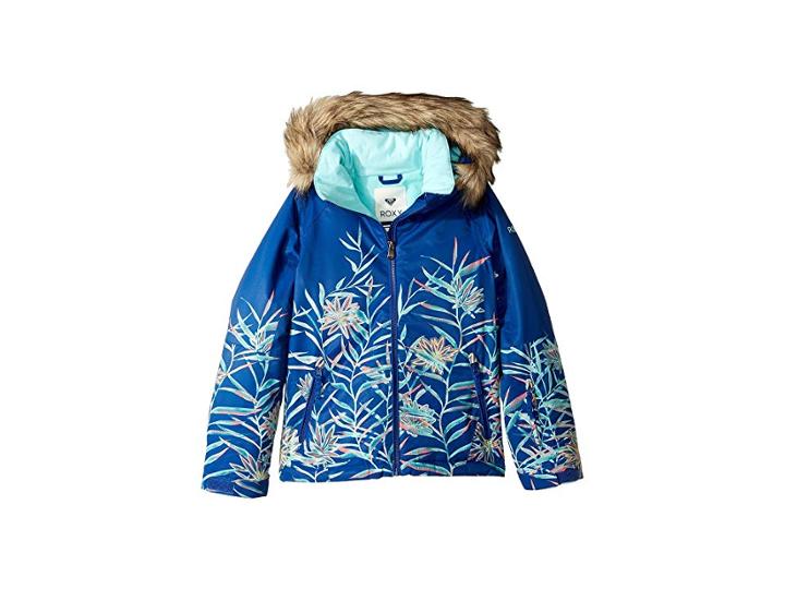 Roxy Kids American Pie Se Jacket (big Kids) (sodalite Blue/garden Party) Girl's Coat