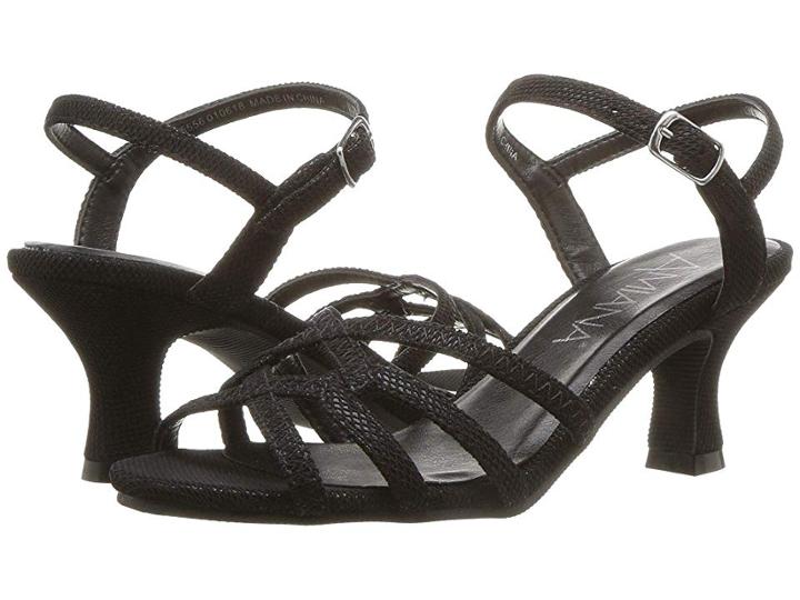 Amiana 15-a5556 (little Kid/big Kid/adult) (black Netto) Girl's Shoes