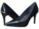 Calvin Klein Gayle (deep Navy Saffiano Patent) High Heels