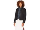 Marc New York By Andrew Marc Linden Honeycomb Mini Quilted Scuba Jacket (black) Women's Coat