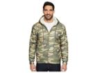 U.s. Polo Assn. Tonal Camo Full Zip Hoodie (forest Night) Men's Sweatshirt