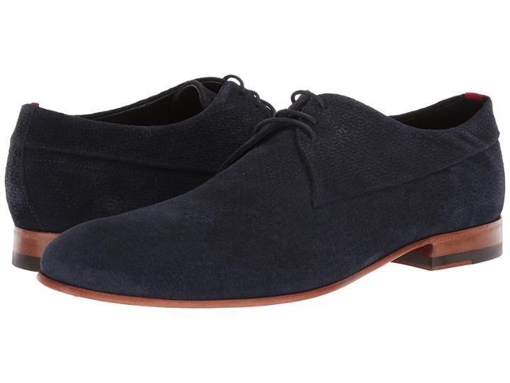 Boss Hugo Boss Cordoba Derby By Hugo (medium Blue) Men's Shoes