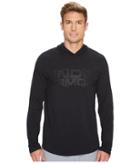 Under Armour Sportstyle Stretch Hoodie (asphalt Heather/black) Men's Sweatshirt