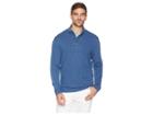 Mod-o-doc Francis 1/4 Zip Pullover French Terry (indigo) Men's Sweatshirt