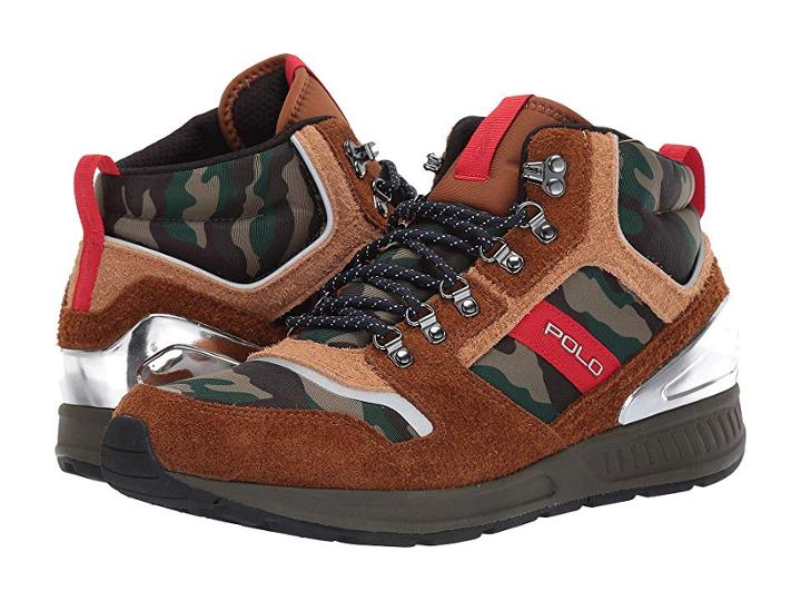Polo Ralph Lauren Train 100 Mid (new Snuff/light Tan/camo) Men's Shoes
