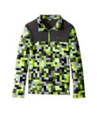 The North Face Kids Glacier 1/4 Zip (little Kids/big Kids) (safety Green Pixel Print (prior Season)) Boy's Sweatshirt