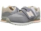 New Balance Kids Yv574v1 (little Kid/big Kid) (gunmetal/steel) Kids Shoes