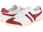 Gola Bullet Leather (white/deep Red) Boys Shoes