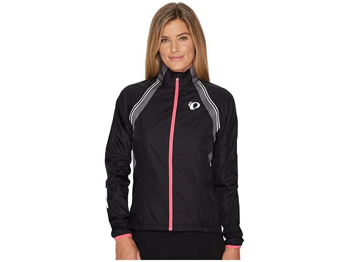 Pearl Izumi W Elite Barrier Convertible Cycling Jacket (black/smoked Pearl) Women's Workout