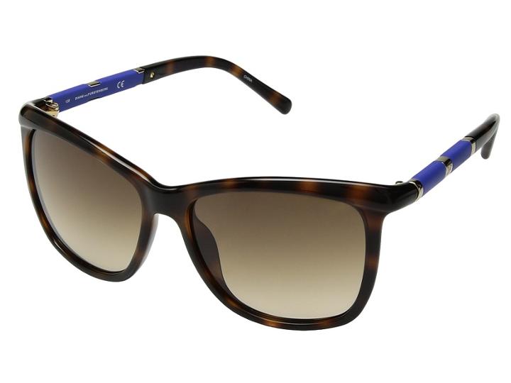 Diane Von Furstenberg Hannah (soft Tortoise) Fashion Sunglasses