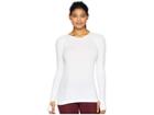 Eleven By Venus Williams Seamless Absolute Long Sleeve Shirt (white) Women's Long Sleeve Pullover
