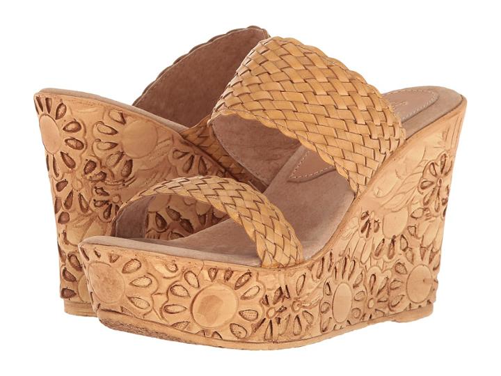 Sbicca Halima (tan) Women's Wedge Shoes