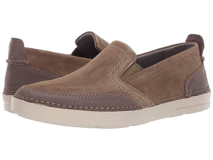 Clarks Gosler Race (olive Suede) Men's Shoes