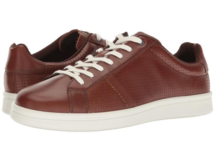 Ecco Kallum Premium Sneaker (whiskey) Men's Lace Up Casual Shoes