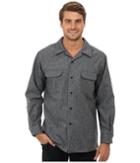 Pendleton L/s Board Shirt (grey Solid Mix) Men's Long Sleeve Button Up