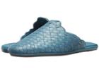Sam Edelman Katy (moroccan Blue Woven Leather) Women's Clog/mule Shoes