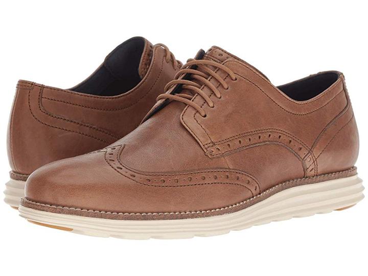 Cole Haan Original Grand Wingtip Oxford (dogwood Leather/ivory) Men's Shoes
