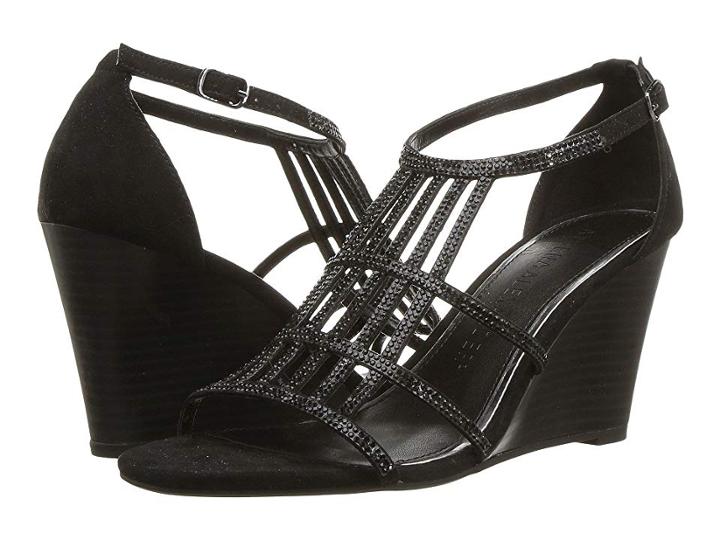 Athena Alexander Hampton (black Suede) Women's Sandals