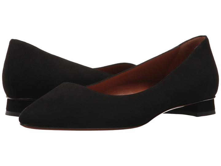 Aquatalia Perla (black Suede) Women's Shoes