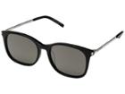 Saint Laurent Sl 111 F (black/silver/smoke) Fashion Sunglasses