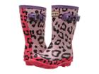 Hunter Original Hybrid Print (toddler/little Kid) (mist Pink/hyper Pink/thistle) Women's Rain Boots