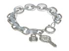 Guess Charm Link Bracelet (blue/silver) Bracelet