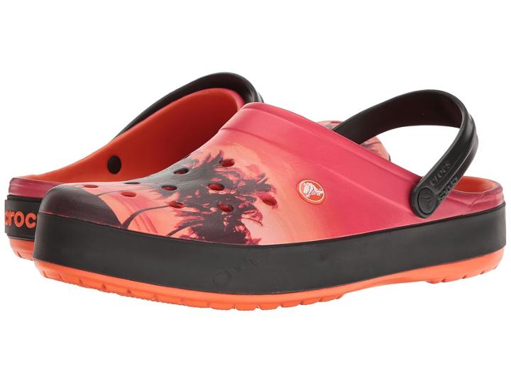 Crocs Crocband Tropics Clog (tangerine) Clog Shoes