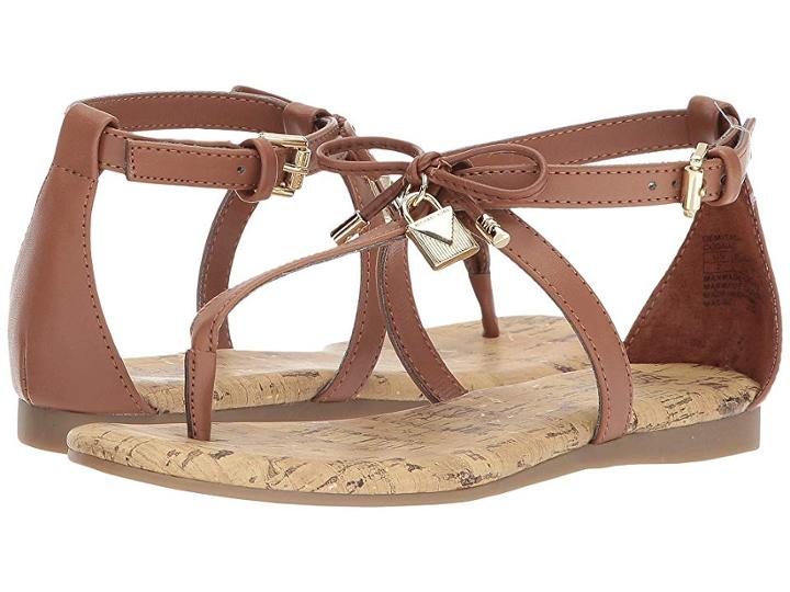 Michael Michael Kors Kids Demi Sash (little Kid/big Kid) (cognac) Girl's Shoes