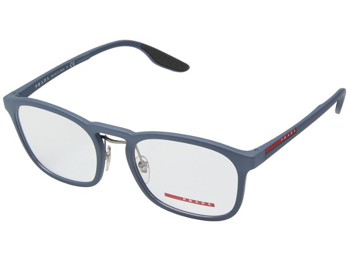 Prada 0ps 06hv (opal Avio Rubber) Fashion Sunglasses