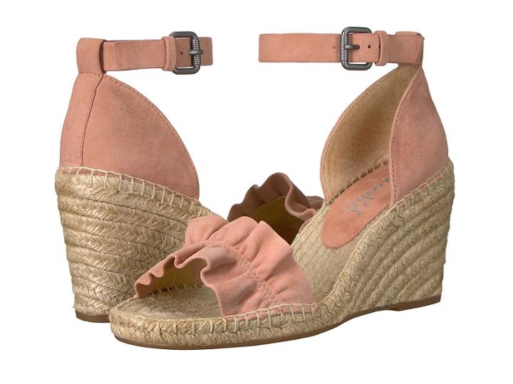 Splendid Bedford (dark Blush Suede) Women's Wedge Shoes