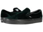 Vans Classic Slip-ontm ((velvet) Green/black) Skate Shoes