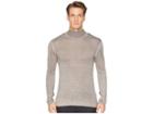 John Varvatos Collection Long Sleeve Reverse Print Turtleneck Y2094u3 (oat) Men's Sweater