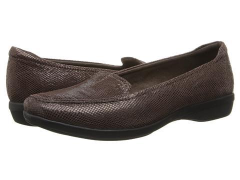 Clarks Haydn Harvest (brown Lizard Print Leather) Women's Shoes