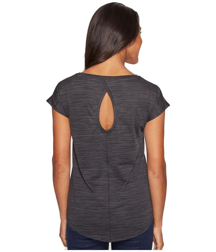 Columbia Shimmering Light Short Sleeve Shirt (black) Women's Short Sleeve Pullover