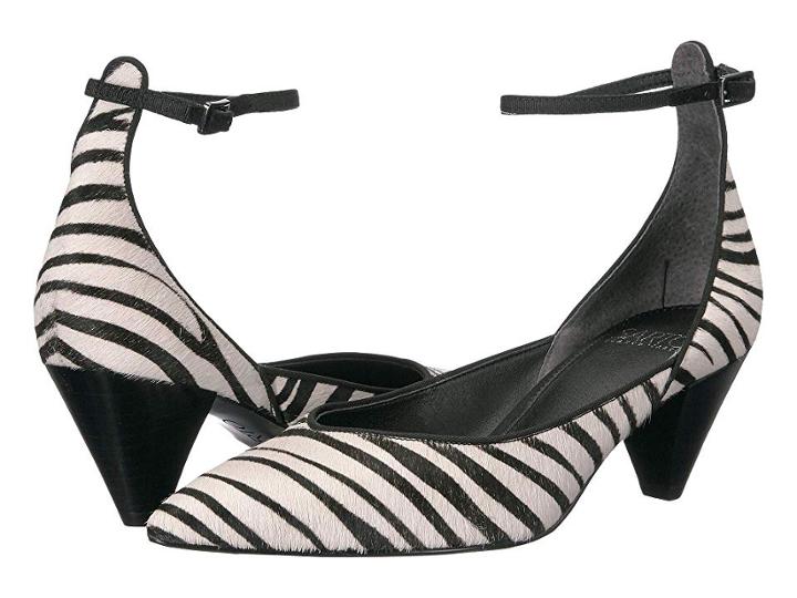 Franco Sarto Coralie 2 (black/white Hair) Women's Shoes