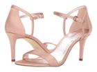 Michael Michael Kors Simone Mid Sandal (soft Pink Satin) Women's Sandals