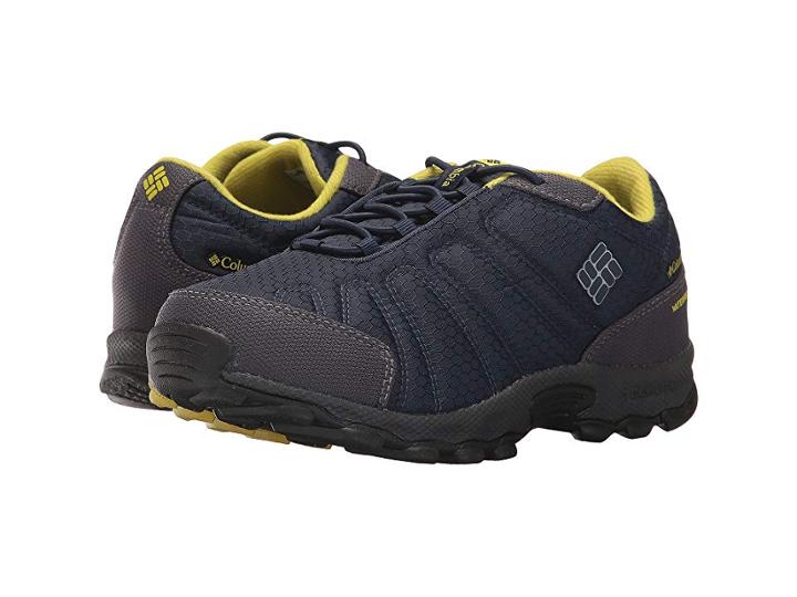 Columbia Kids Firecamp Sledder Ii Waterproof (little Kid/big Kid) (collegiate Navy/ginkgo) Boy's Shoes