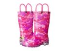Western Chief Kids Lighted Rain Boots (toddler/little Kid) (pink Neo Camo) Girls Shoes