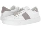 Eleventy Suede Side Band Sneaker (white/grey) Men's Shoes