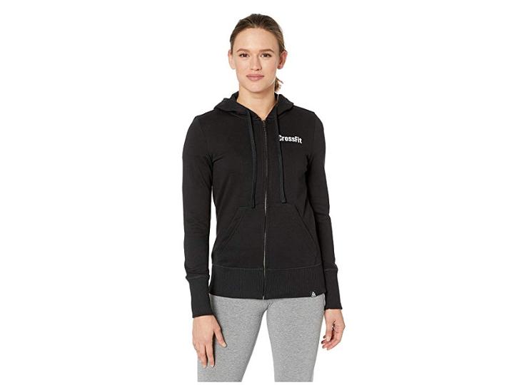 Reebok Classics Zip Hoodie (black) Women's Clothing