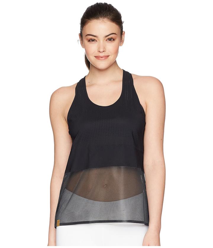 Monreal London Racer Tank Top (black) Women's Sleeveless