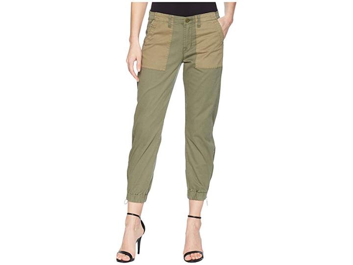 Hudson Jeans Jaclyn Flight Pants In Olive Remix (olive Remix) Women's Casual Pants