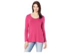 Karen Kane Side-slit Sweater (cherry) Women's Sweater