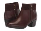 Clarks Emslie Twist (brown Leather/suede Combination) Women's  Shoes