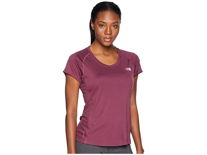 The North Face Ambition Short Sleeve Tee (crushed Violets) Women's T Shirt