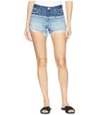 Blank Nyc The Essex High-rise Shorts In Mean Streak (mean Streak) Women's Shorts